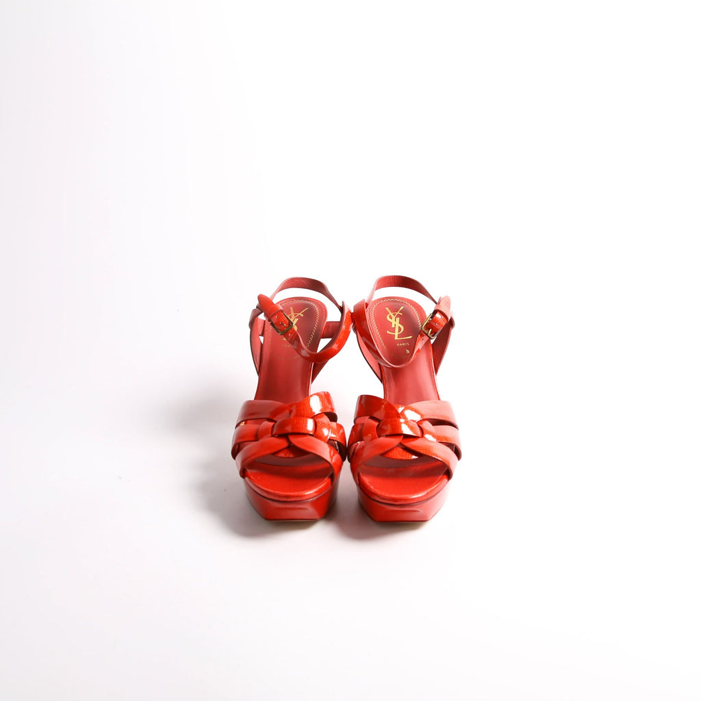Tribute Platform Sandals 75MM Size 38 Red