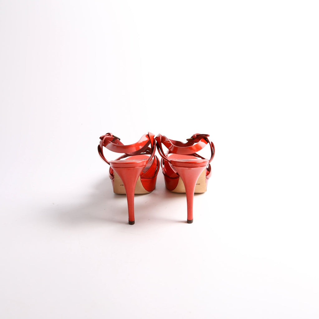 Tribute Platform Sandals 75MM Size 38 Red