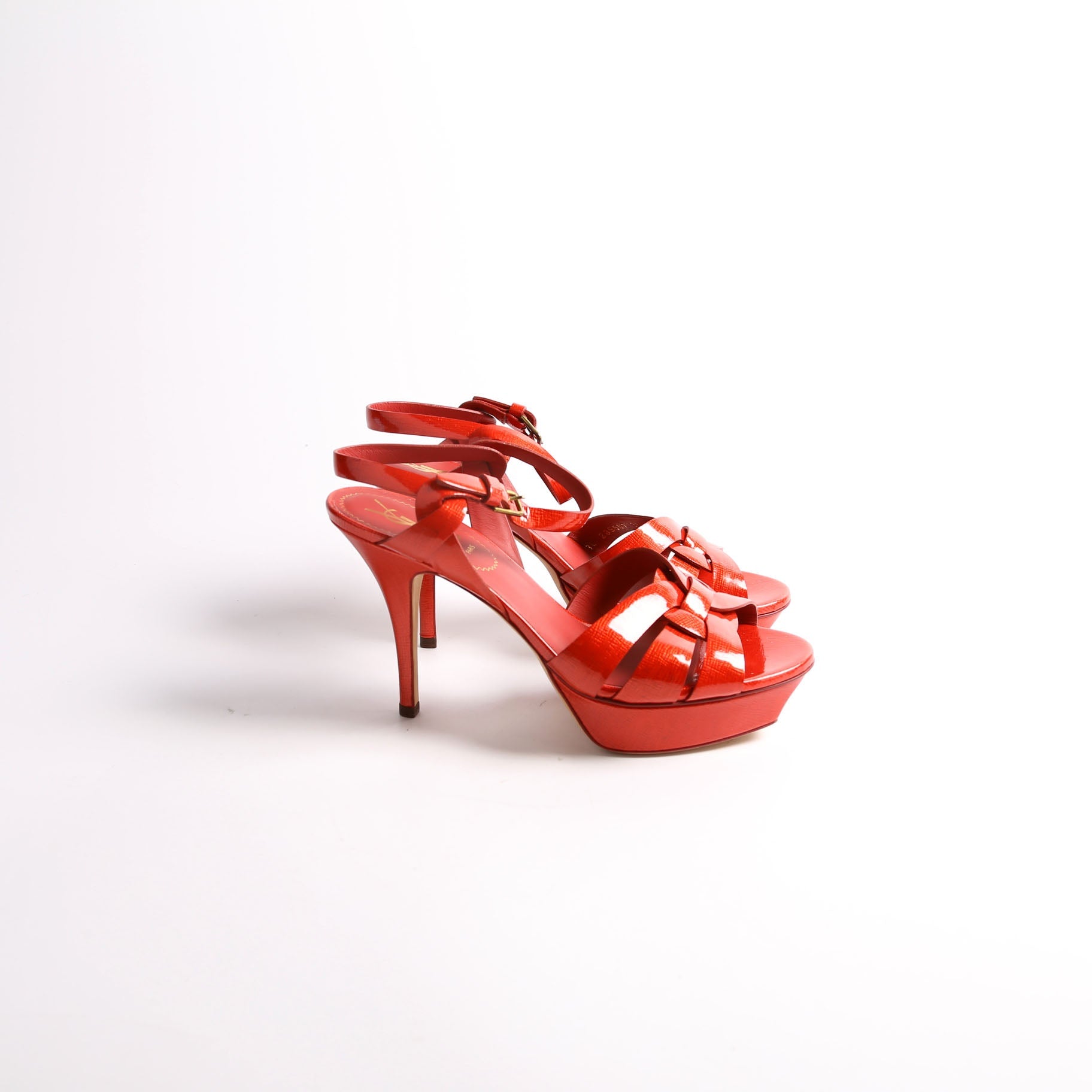 Tribute Platform Sandals 75MM Size 38 Red