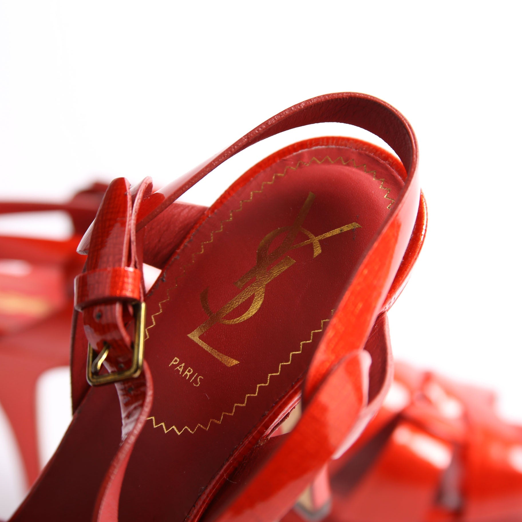 Tribute Platform Sandals 75MM Size 38 Red