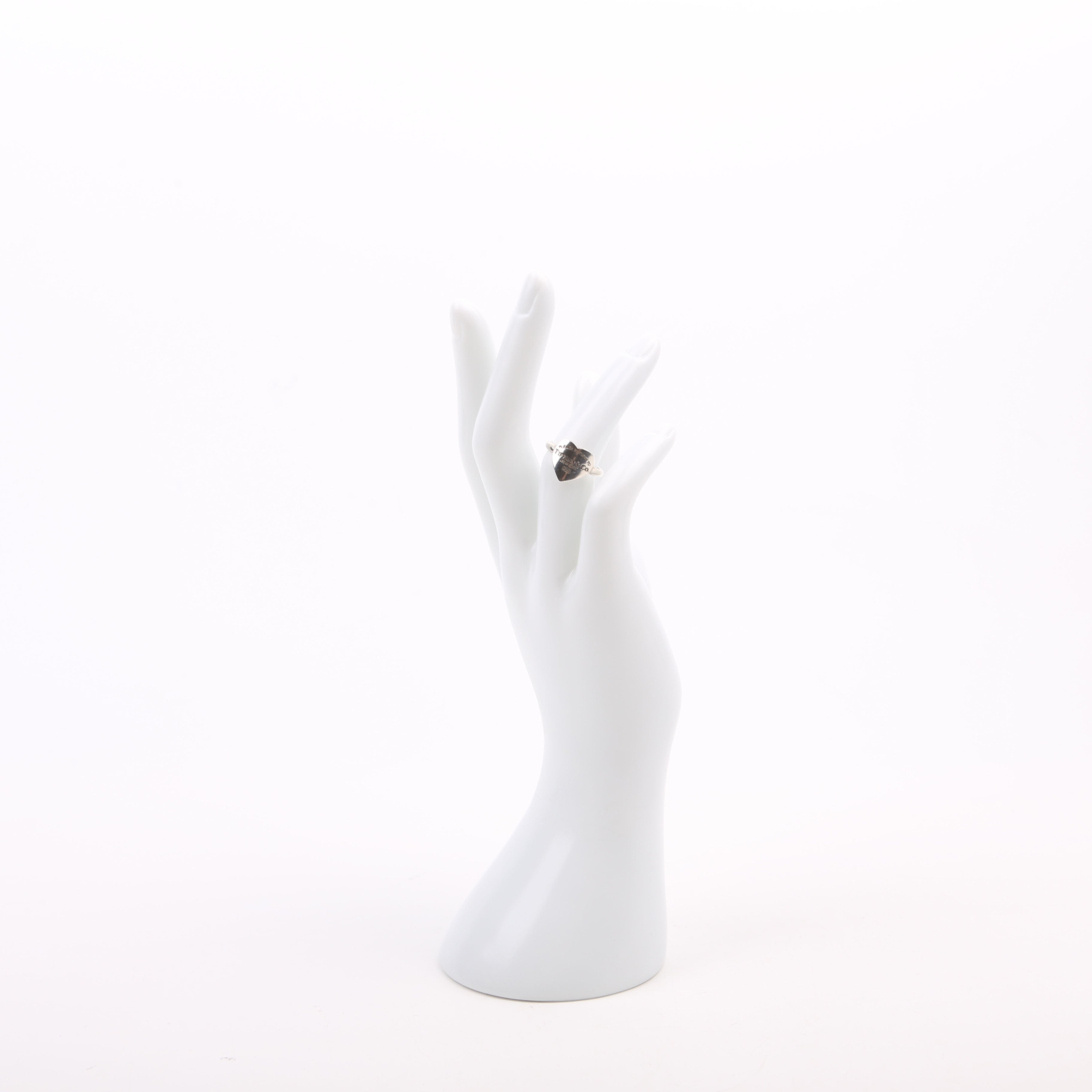 Please Return Heart Ring Size 5 Silver