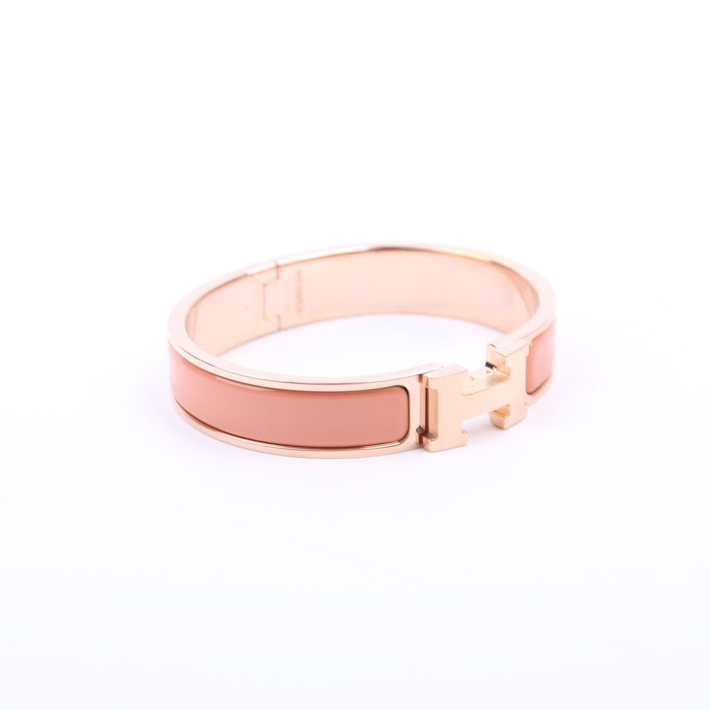 Clic Clac Narrow PM Bracelet Peach/Rose Gold