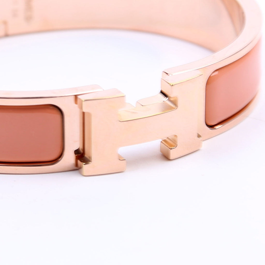 Clic Clac Narrow PM Bracelet Peach/Rose Gold