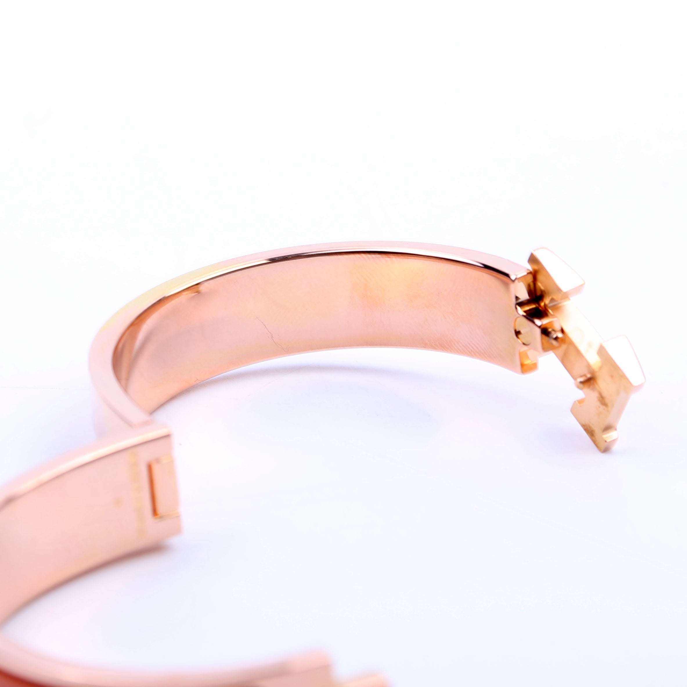 Clic Clac Narrow PM Bracelet Peach/Rose Gold