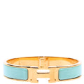 Clic Clac Narrow PM Bracelet Teal/Gold
