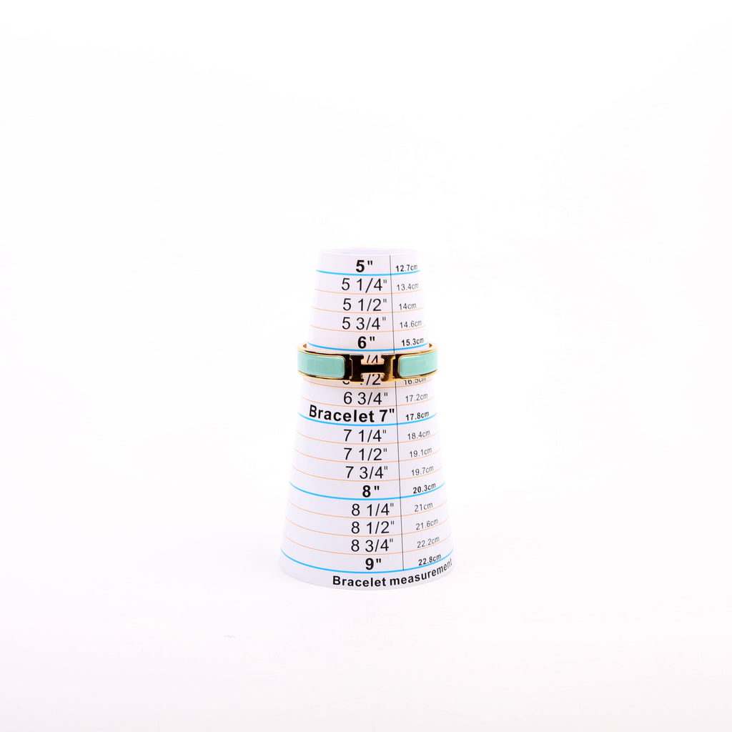 Clic Clac Narrow PM Bracelet Teal/Gold