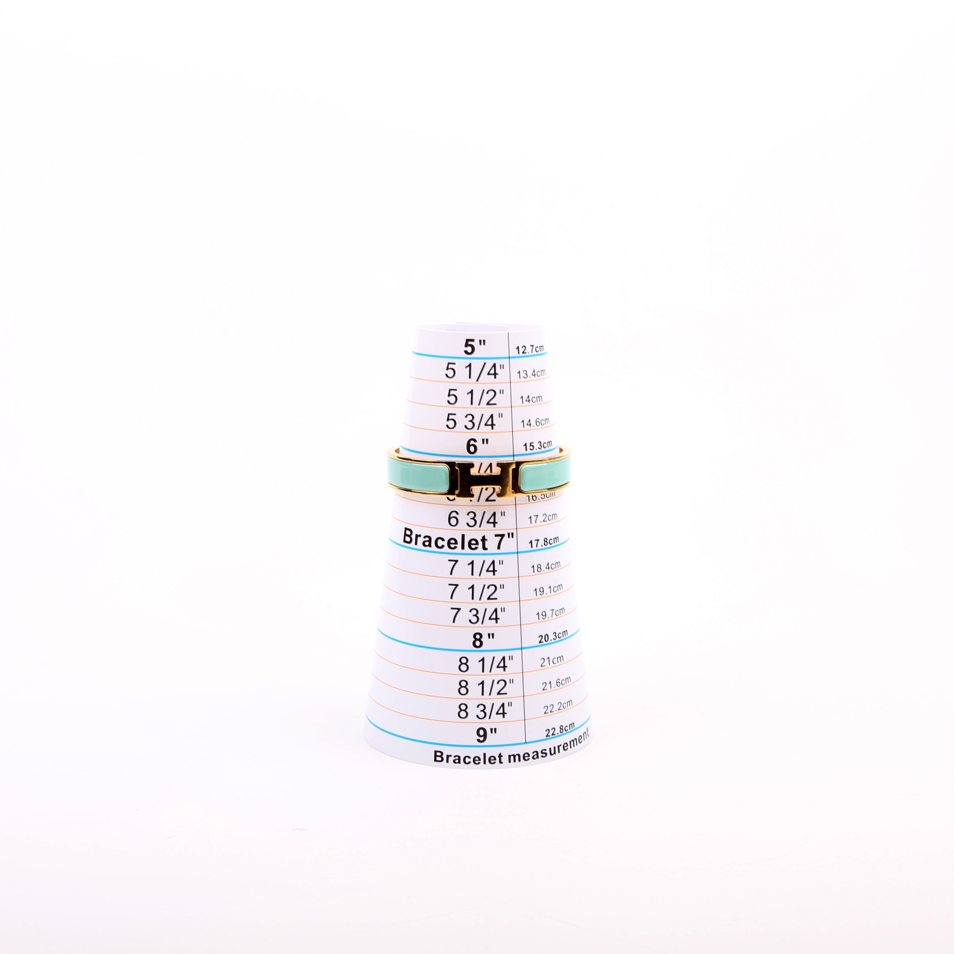 Clic Clac Narrow PM Bracelet Teal/Gold