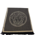 Greca Medusa Scarf Black/Gold