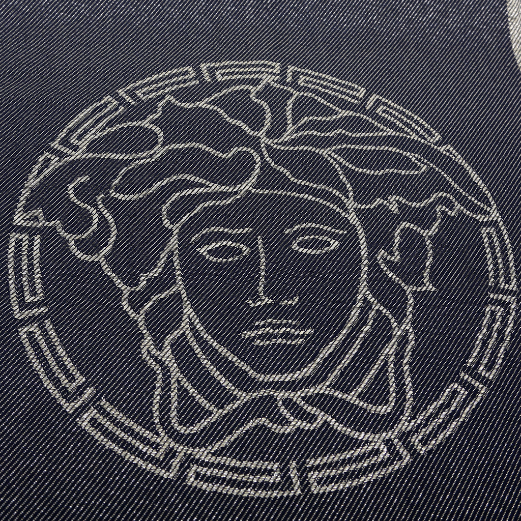 Greca Medusa Scarf Black/Gold