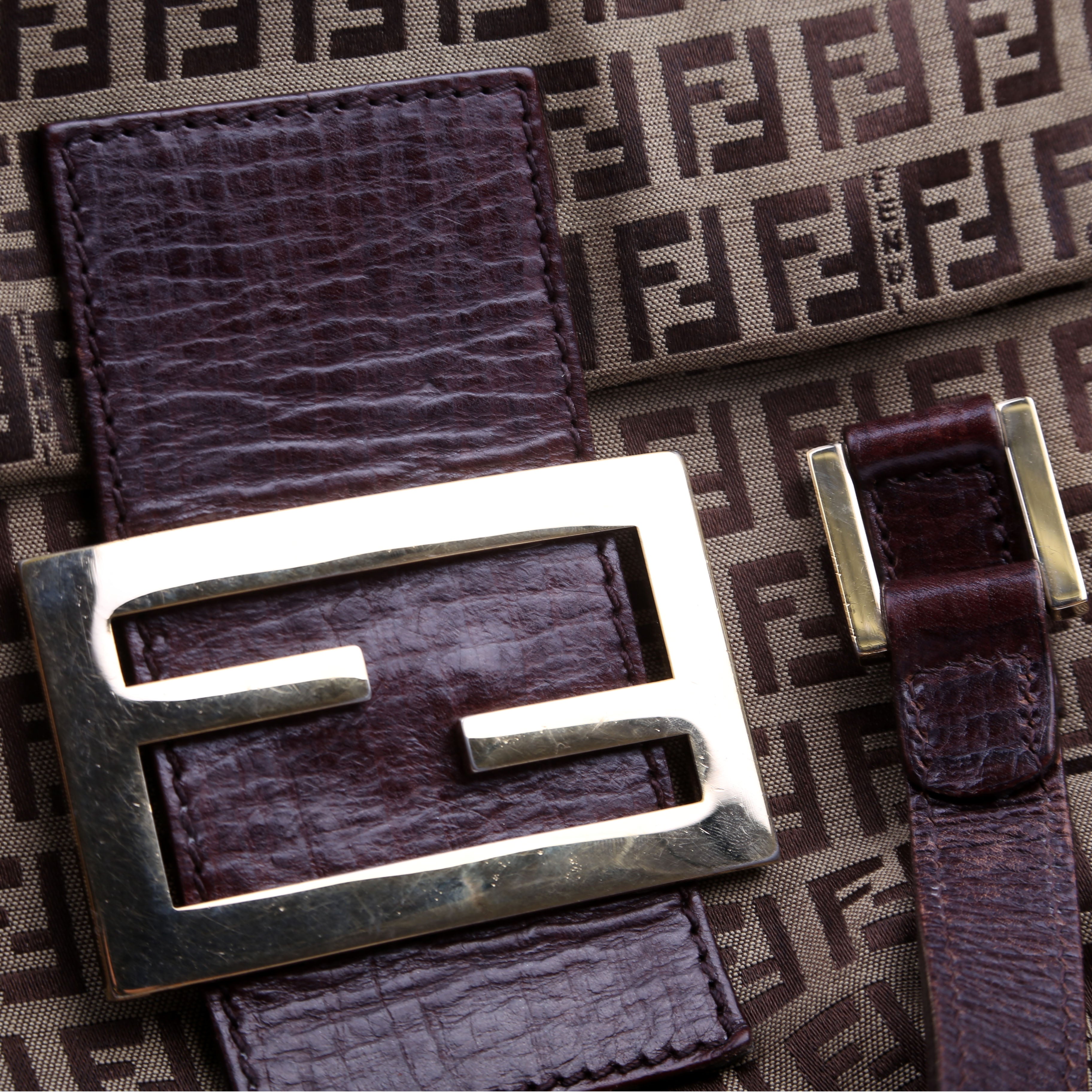 Fendi 8BN188 Zuccino Accordion Large