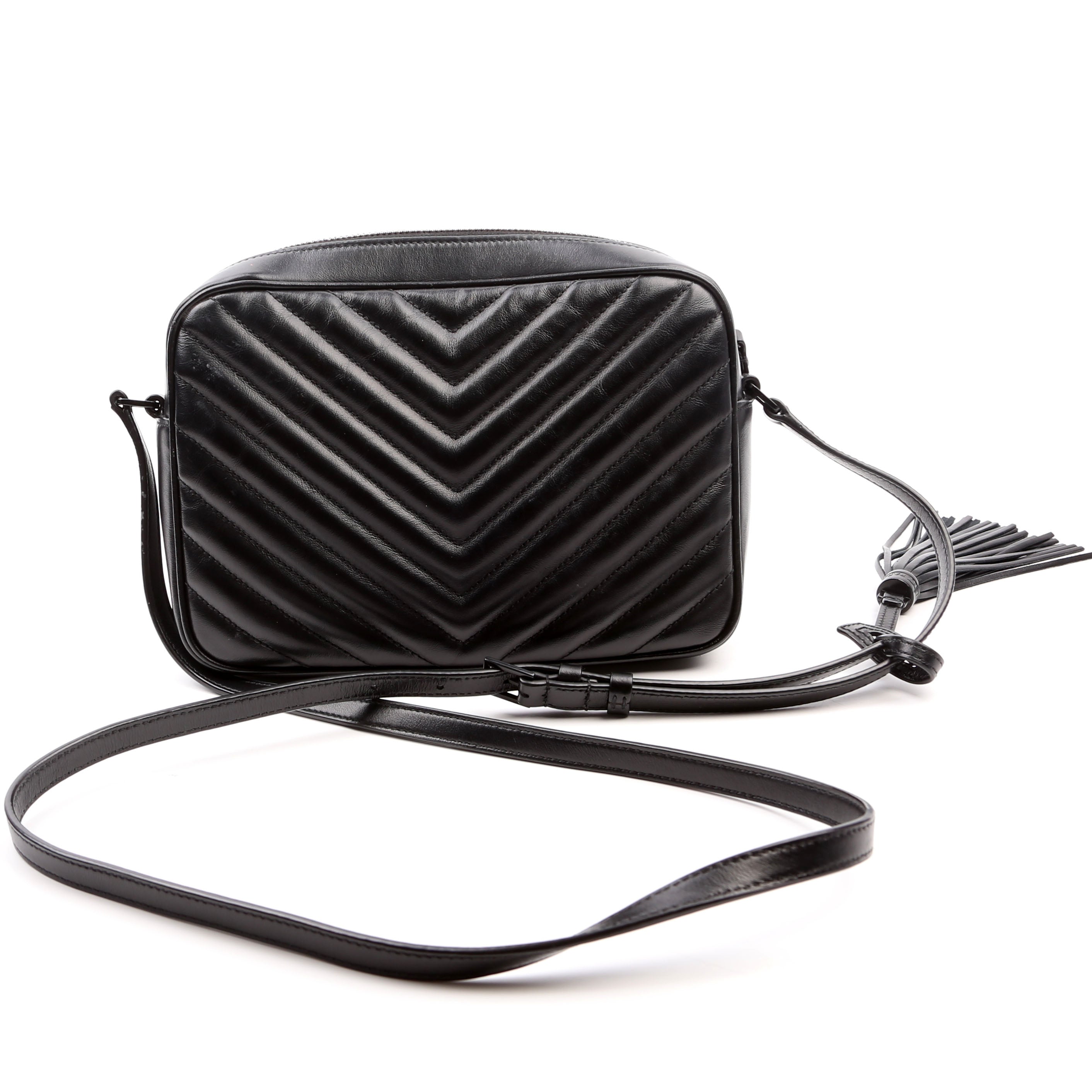 Lou Camera Bag Quilted Black