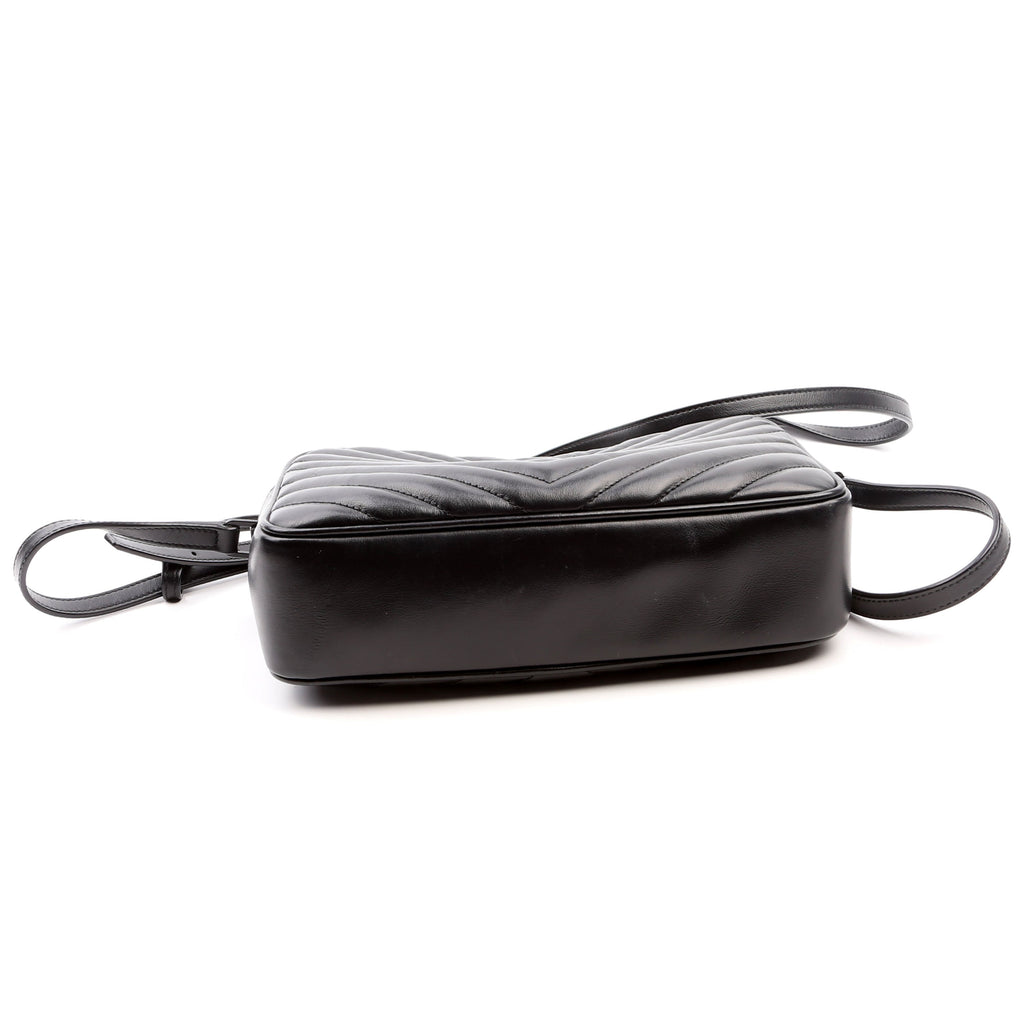 Lou Camera Bag Quilted Black