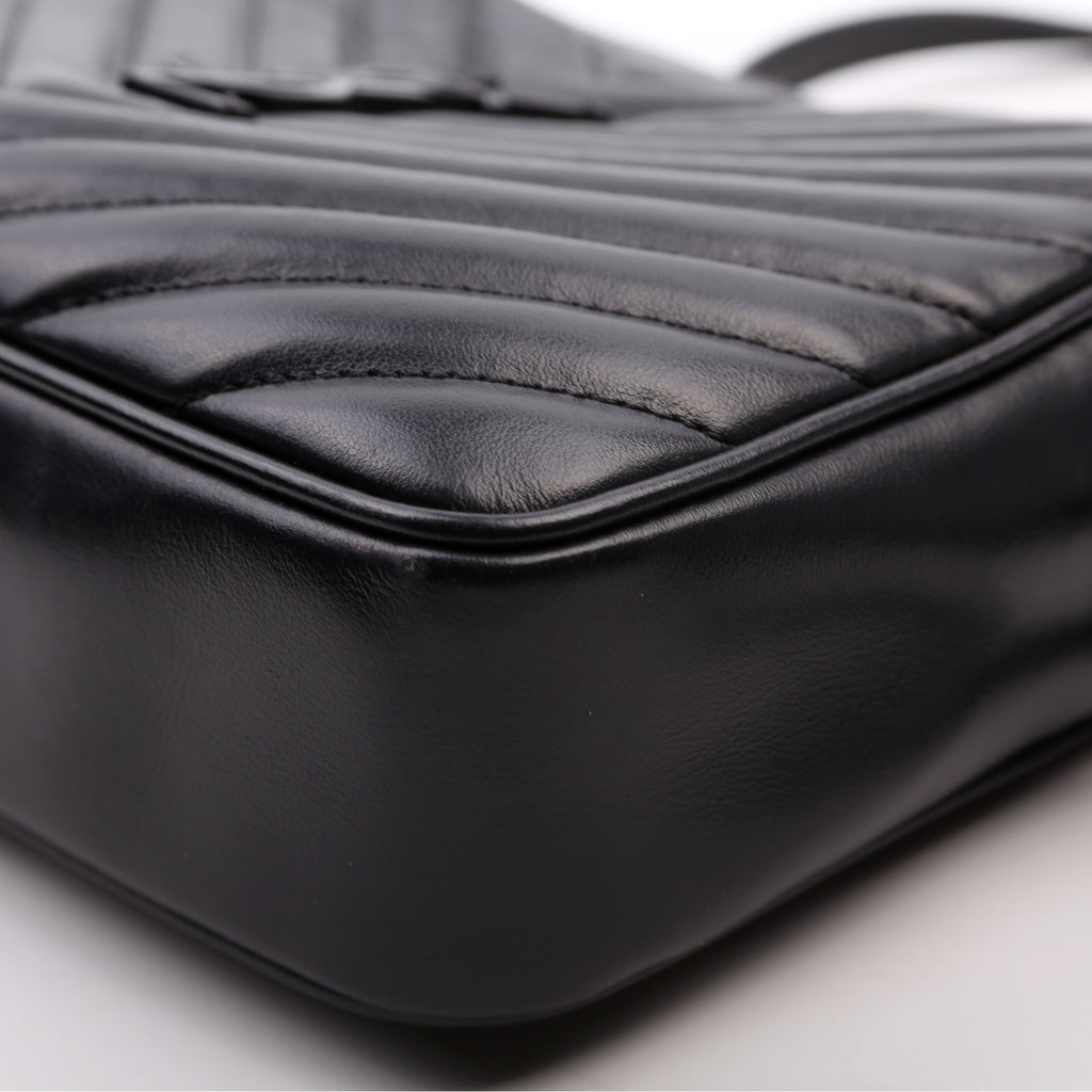 Lou Camera Bag Quilted Black