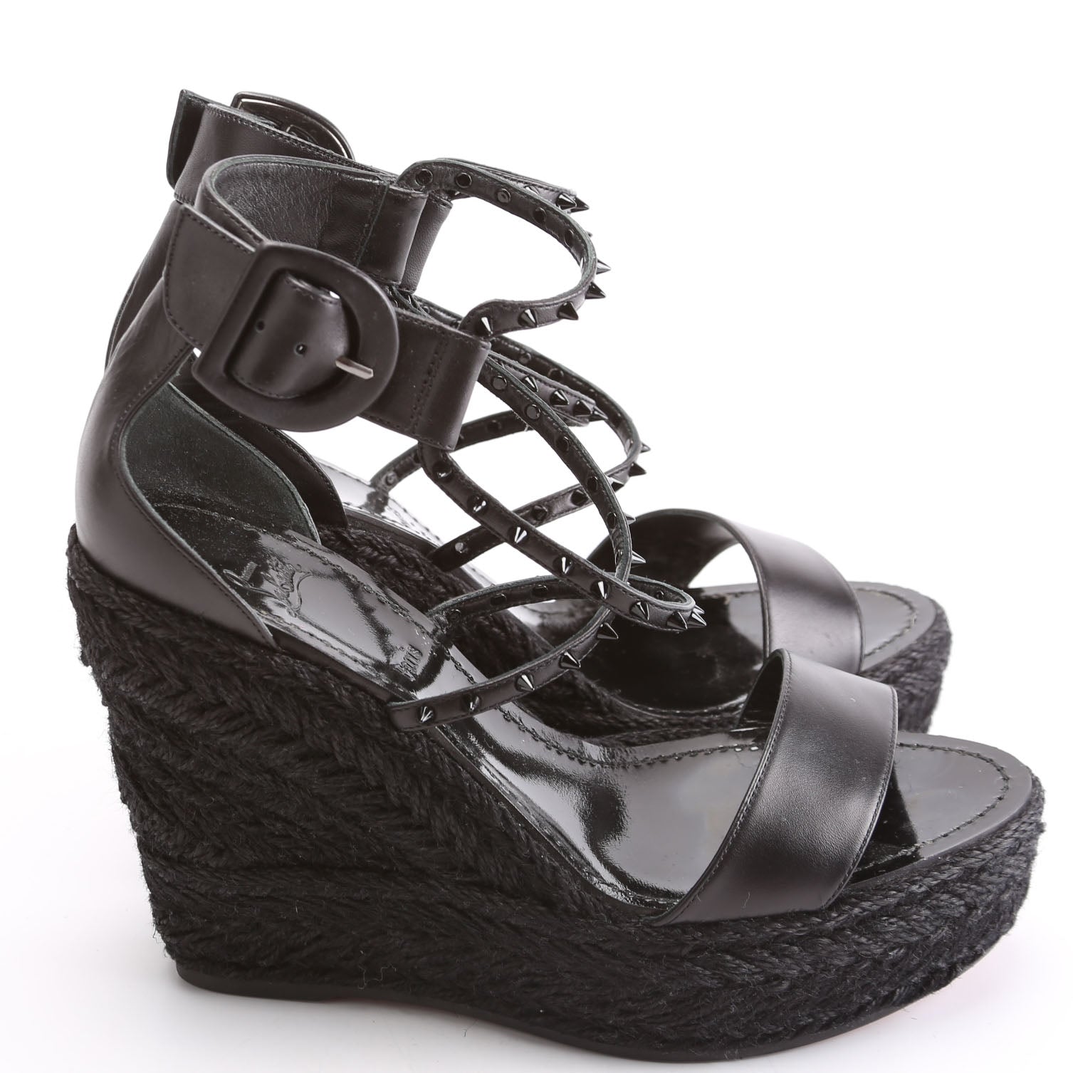 Chocazeppa Spikes 120 Wedges Size 38 Black
