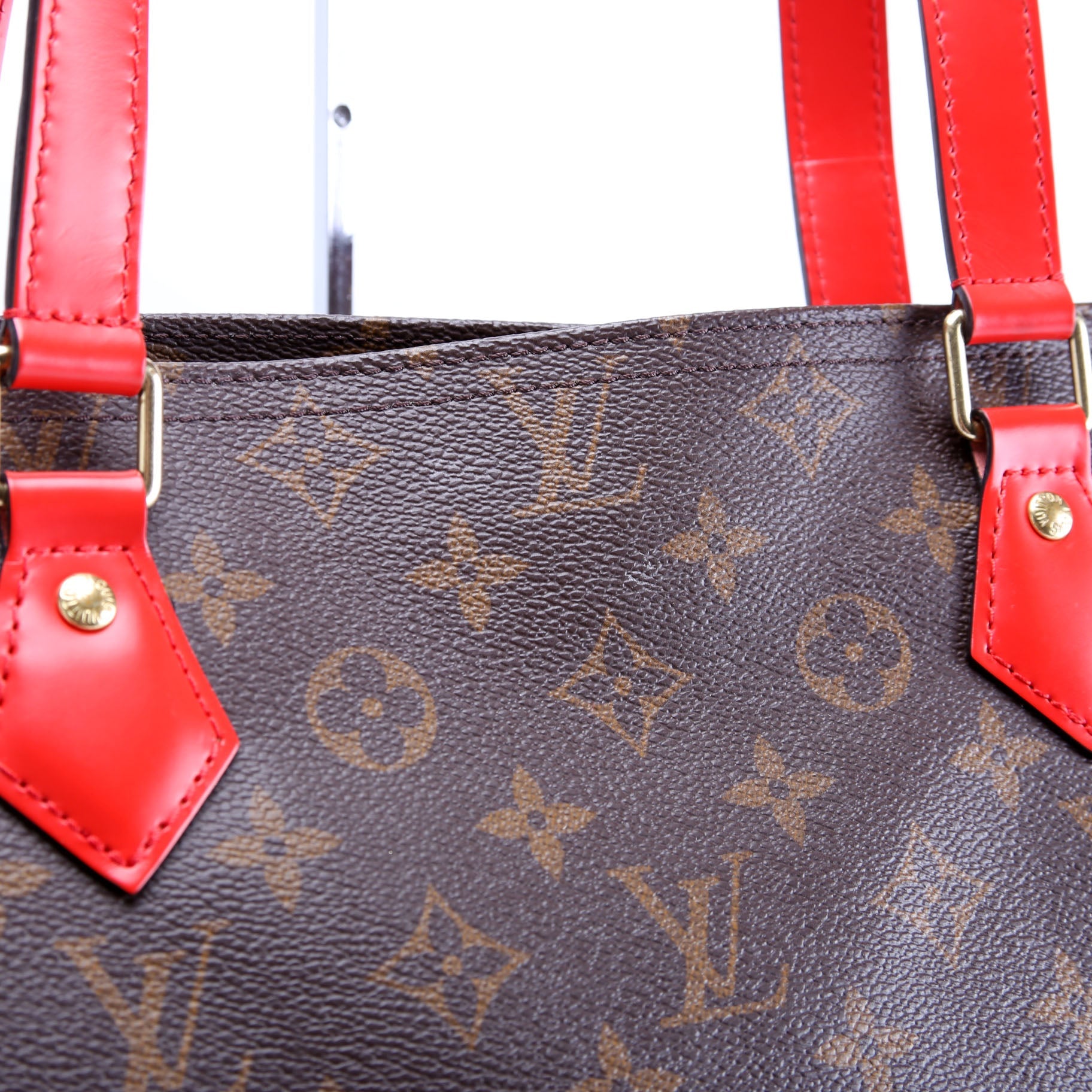 All-In MM Monogram Red/Brown