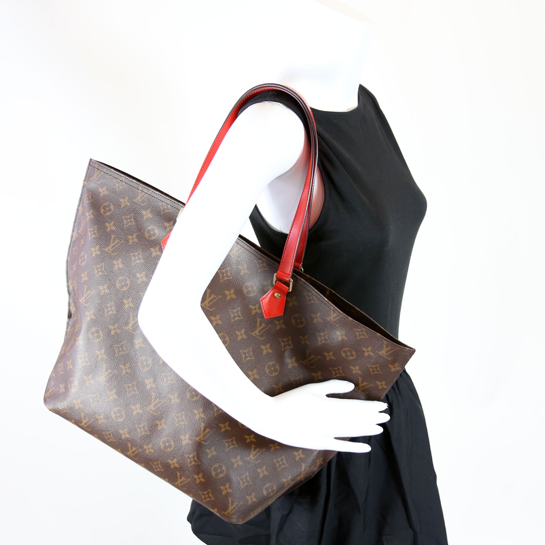 All-In MM Monogram Red/Brown