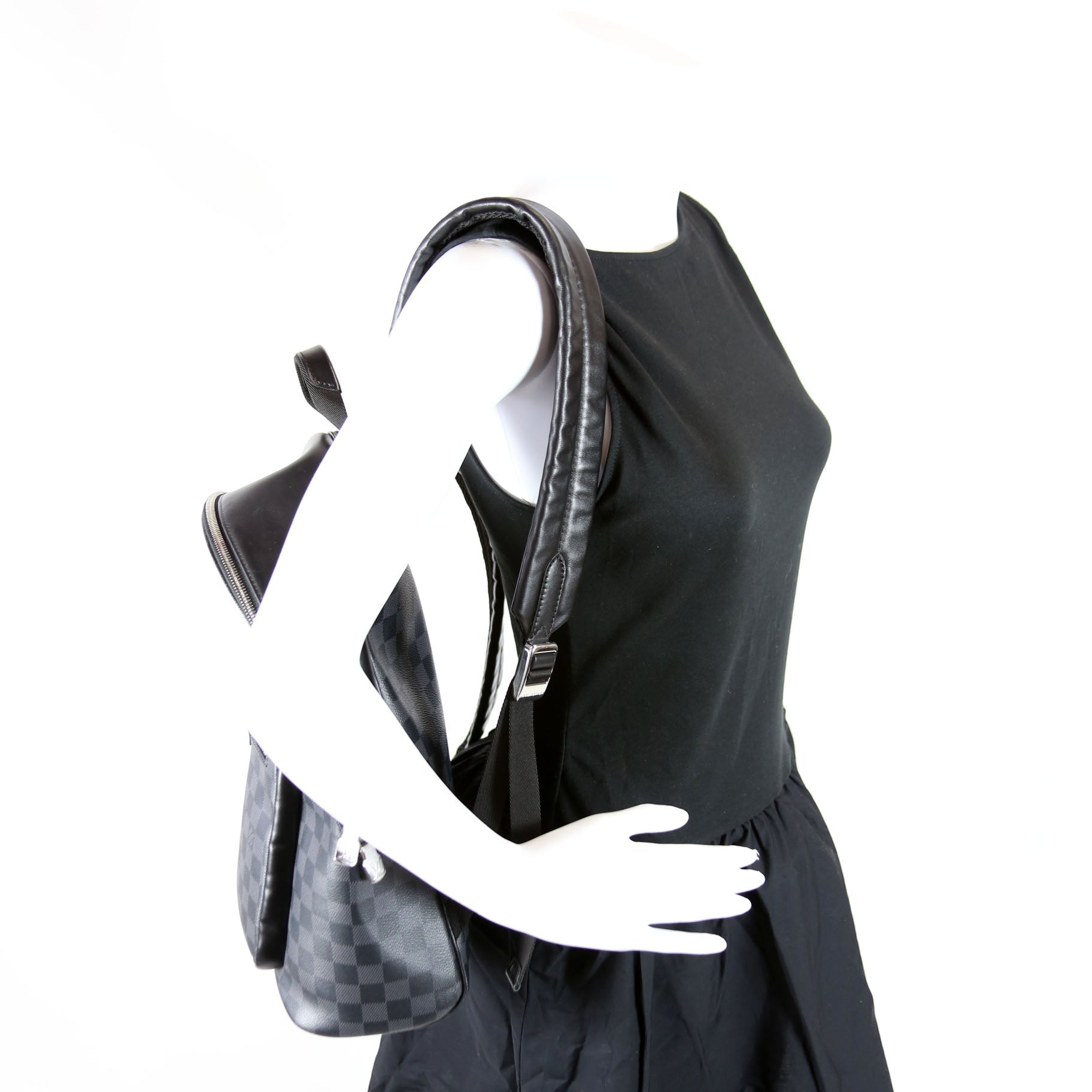 Josh NV Backpack Damier Graphite Black/Gray