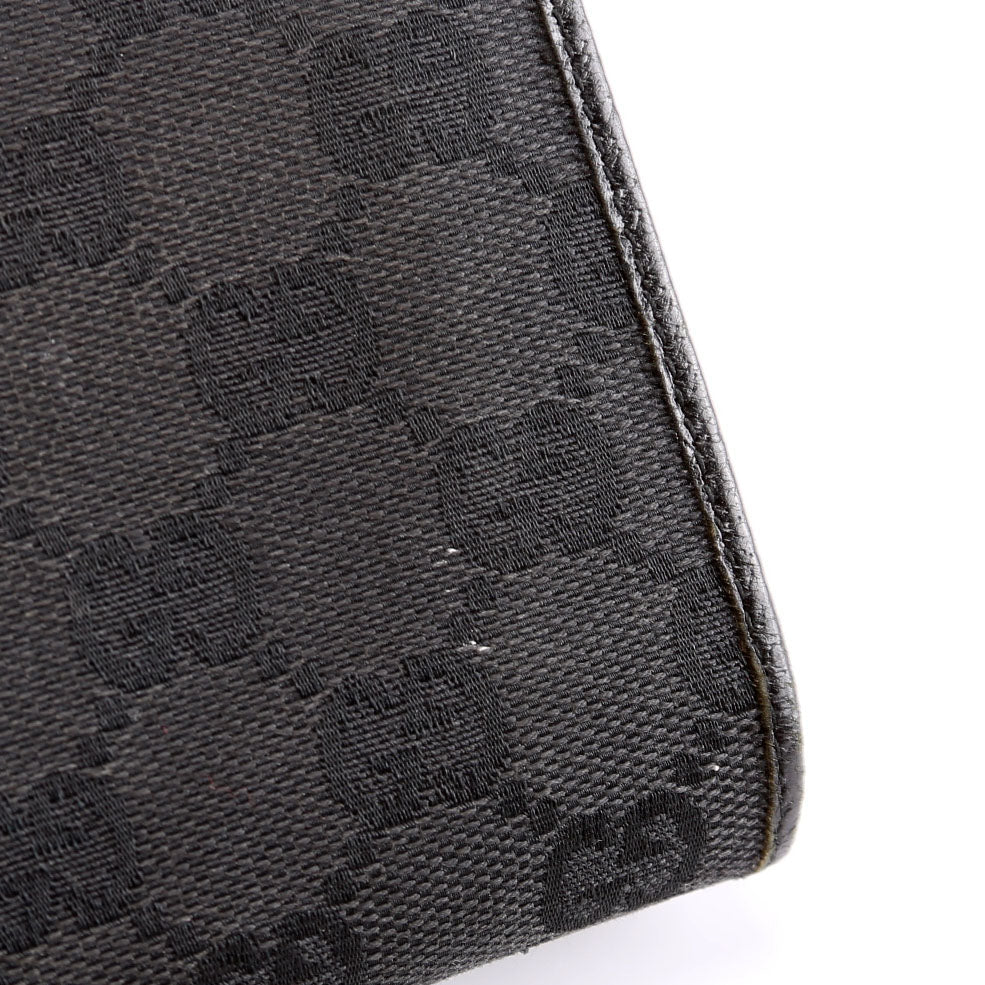 112715 GG Canvas Continental Wallet