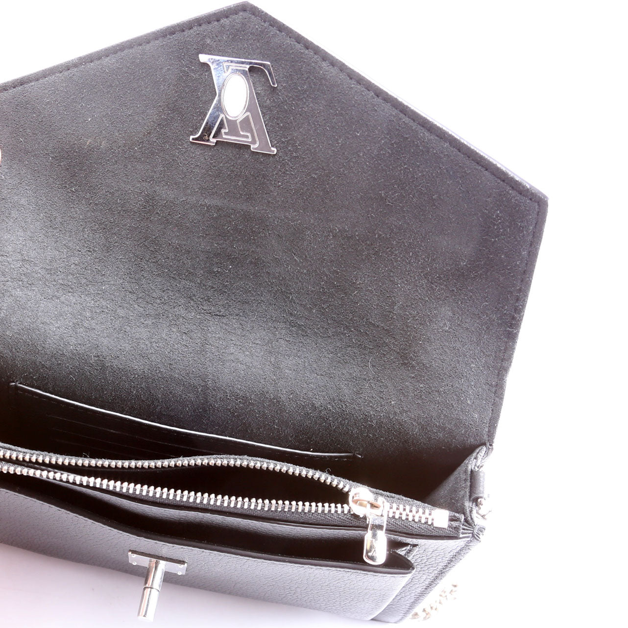 Mylockme Chain Pochette Nv Black/Silver