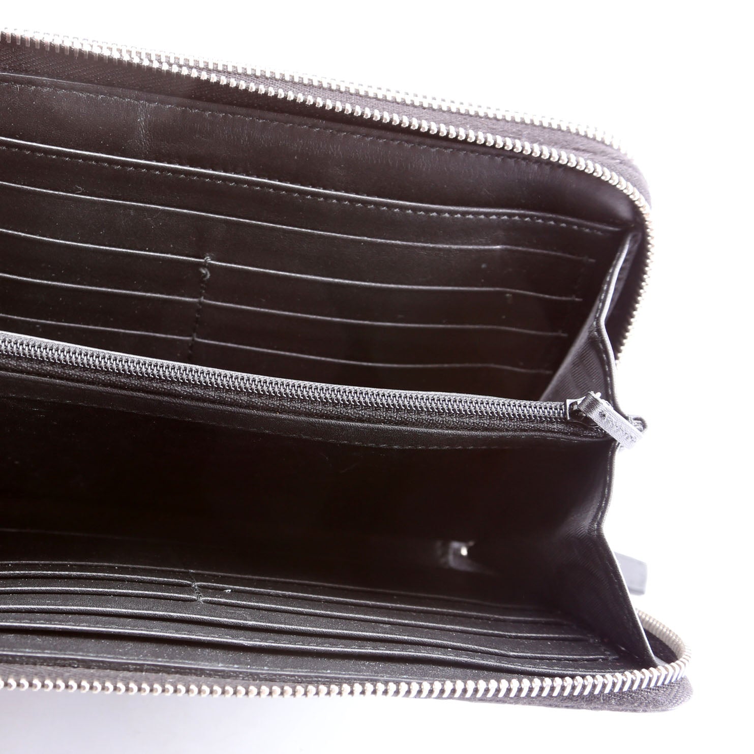 Gucci 449246 Micro Guccissima Travel Wallet Black