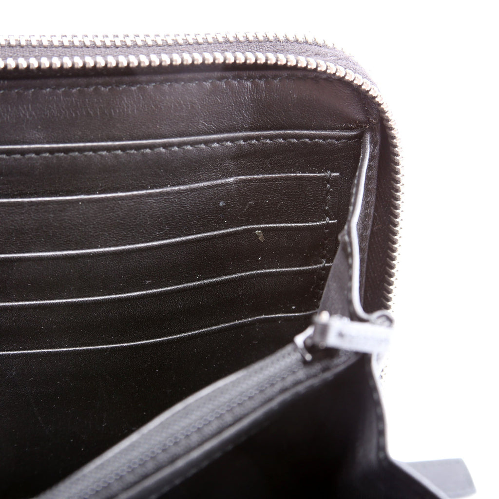 Gucci 449246 Micro Guccissima Travel Wallet Black