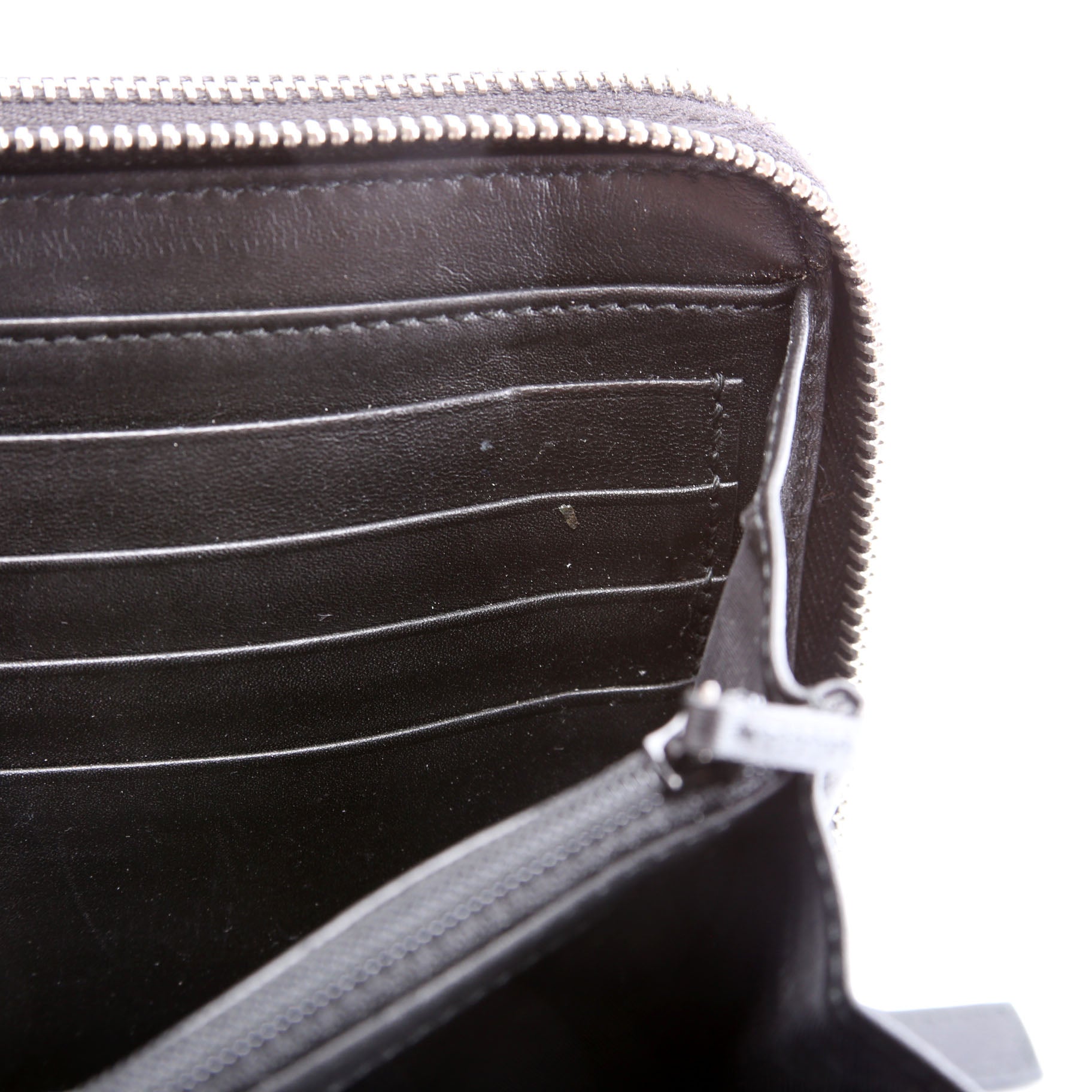 Gucci 449246 Micro Guccissima Travel Wallet Black