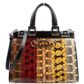 569712 Zumi Top Handle Medium Python Multicolor