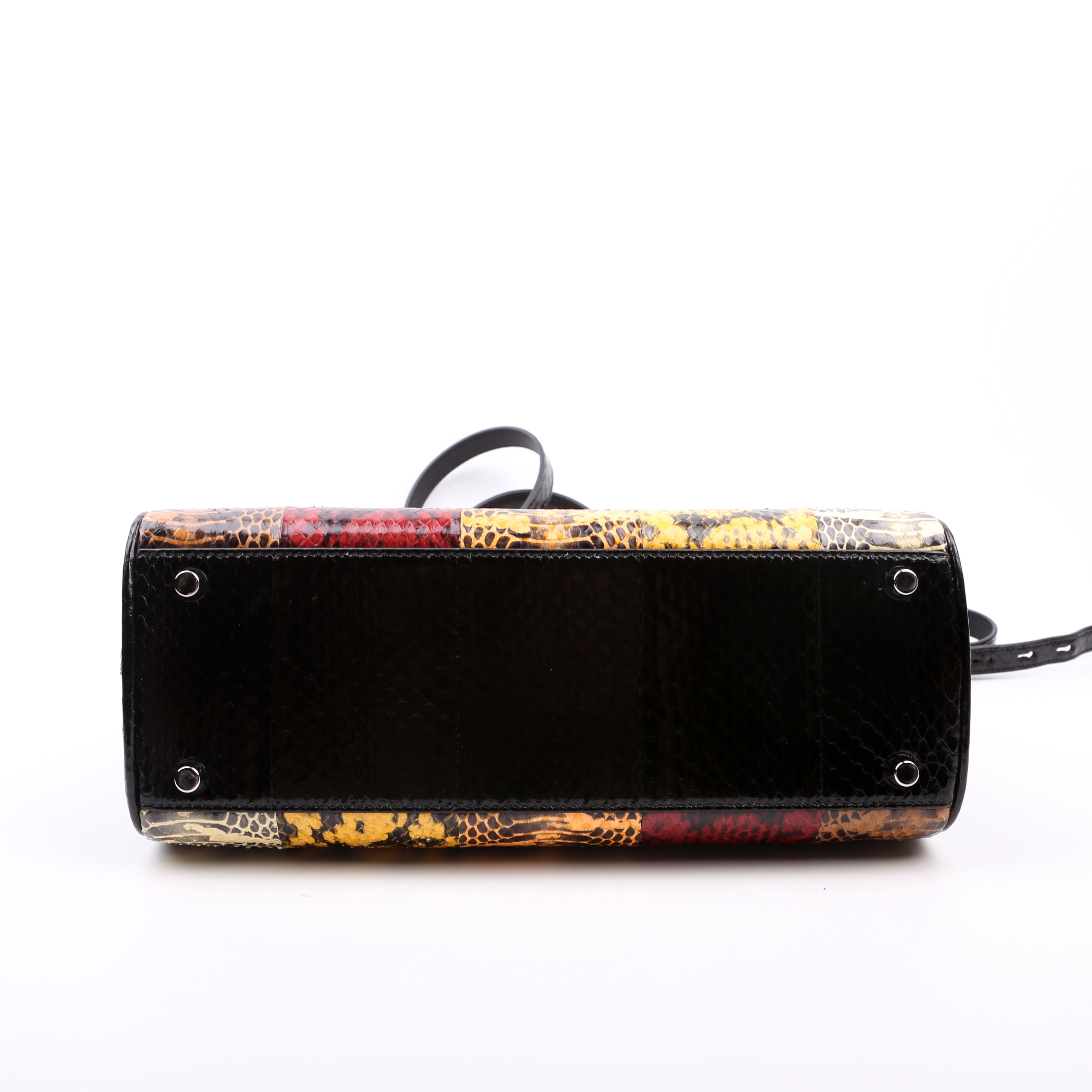 569712 Zumi Top Handle Medium Python Multicolor