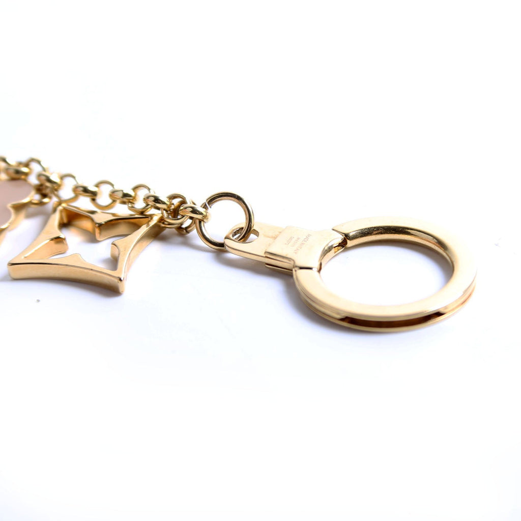 Fleur De Monogram Bag Charm