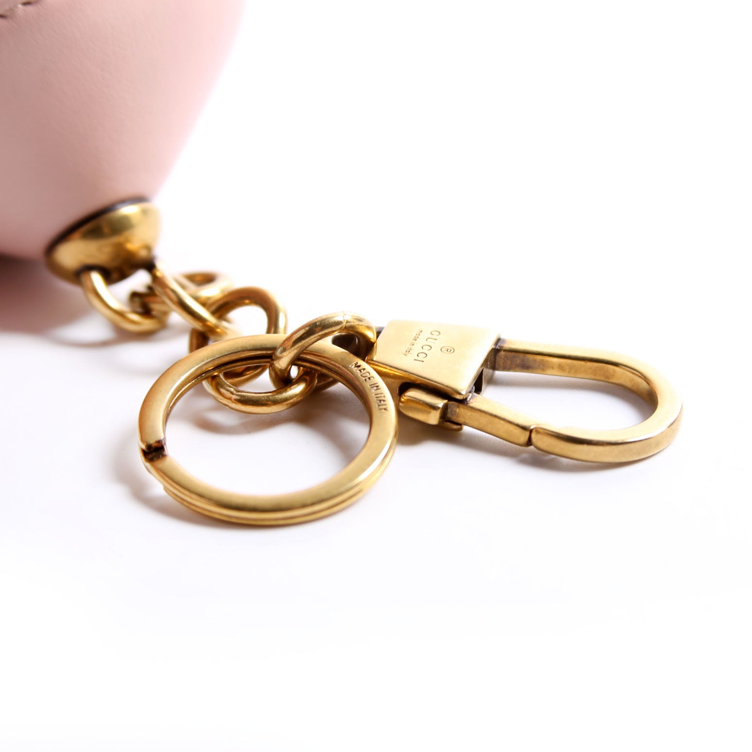 725109 GG Marmont Coin Purse Key Chain Pink