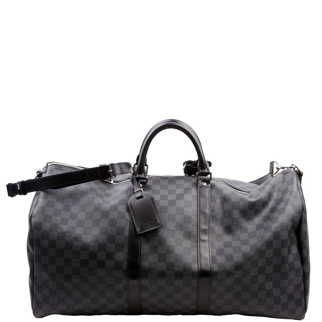 Keepall 55 Damier Graphite Bandouliere