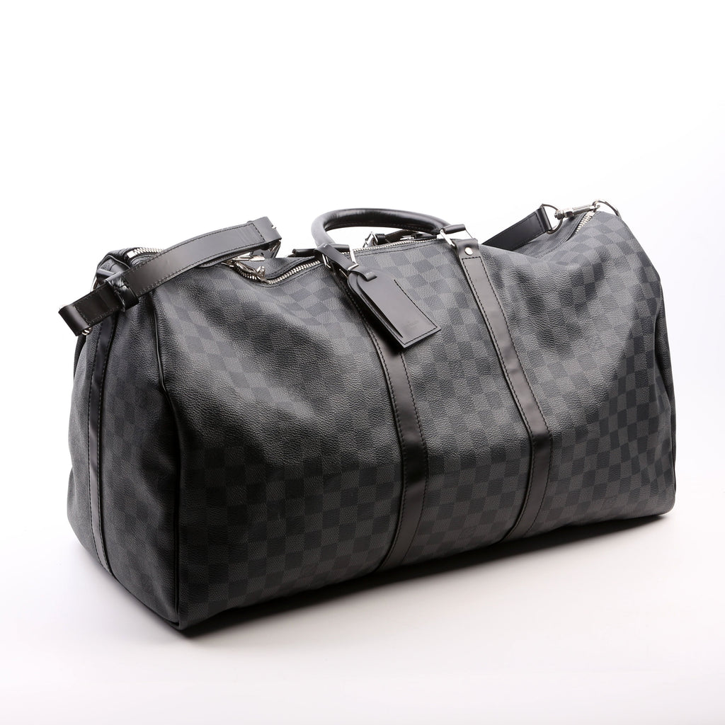 Keepall 55 Damier Graphite Bandouliere