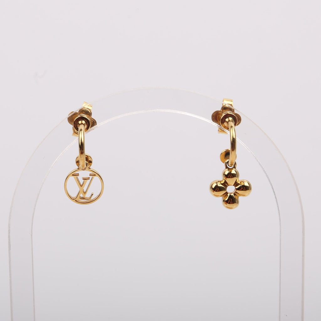 Blooming Drop Charms Earrings