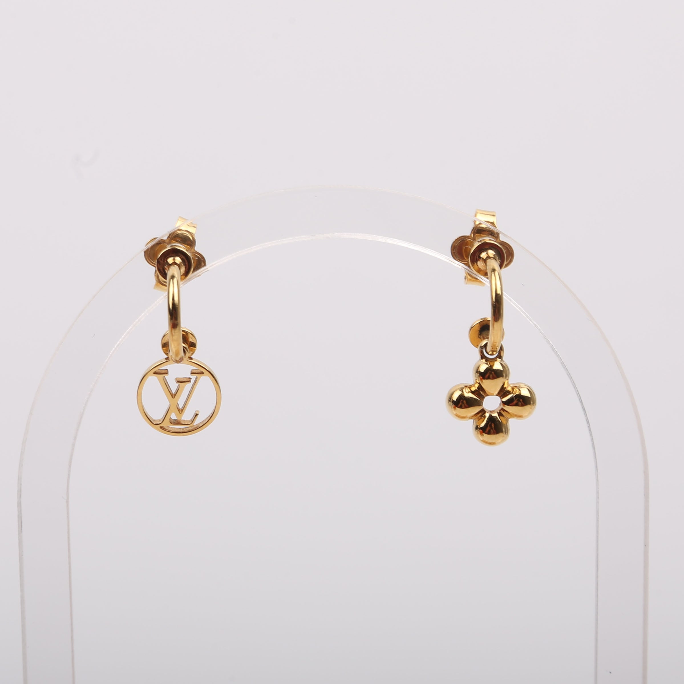 Blooming Drop Charms Earrings