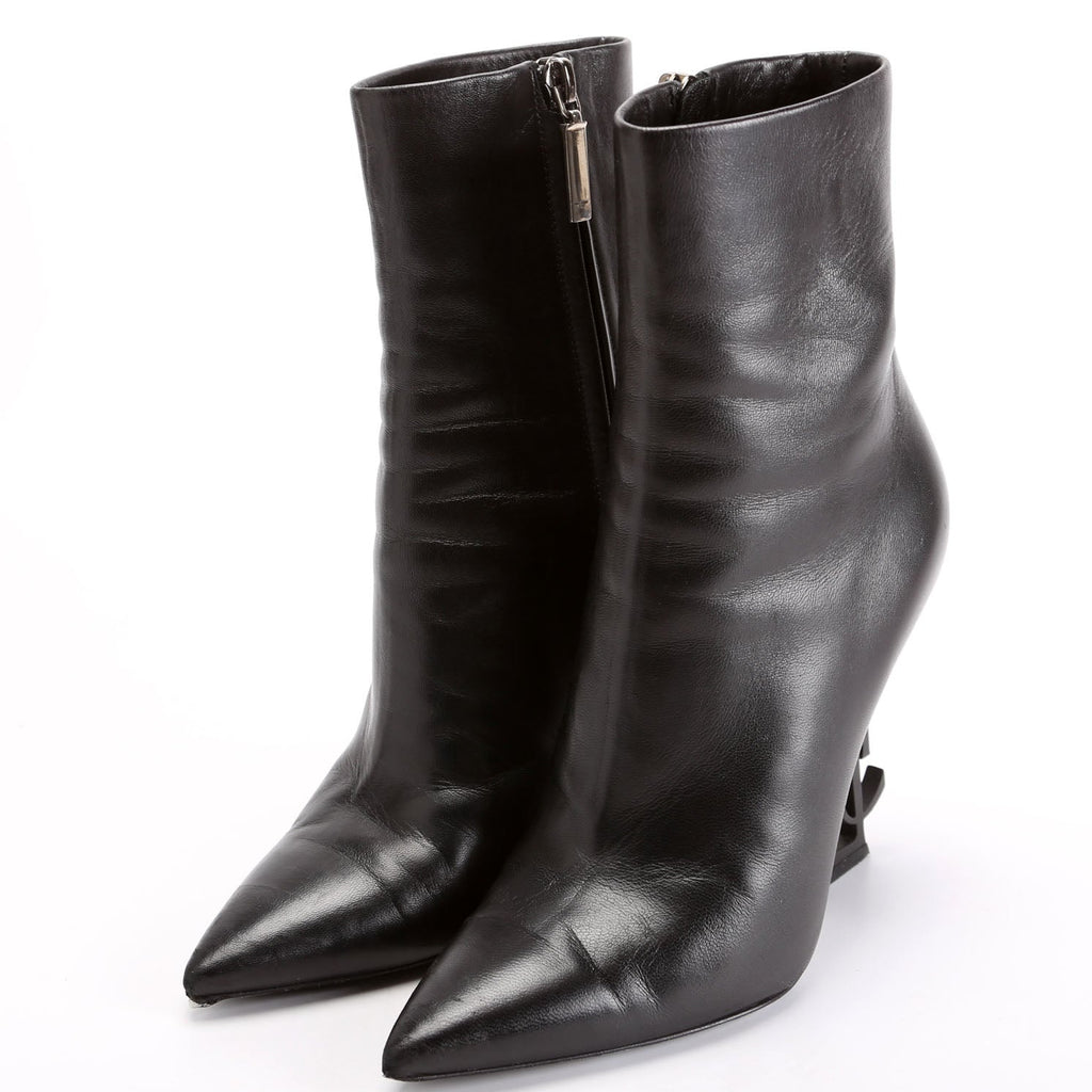 SAINT LAURENT Opyum 110 Booties Size 35 Black
