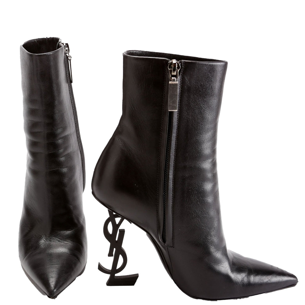 SAINT LAURENT Opyum 110 Booties Size 35 Black