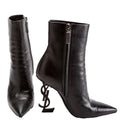 SAINT LAURENT Opyum 110 Booties Size 35 Black