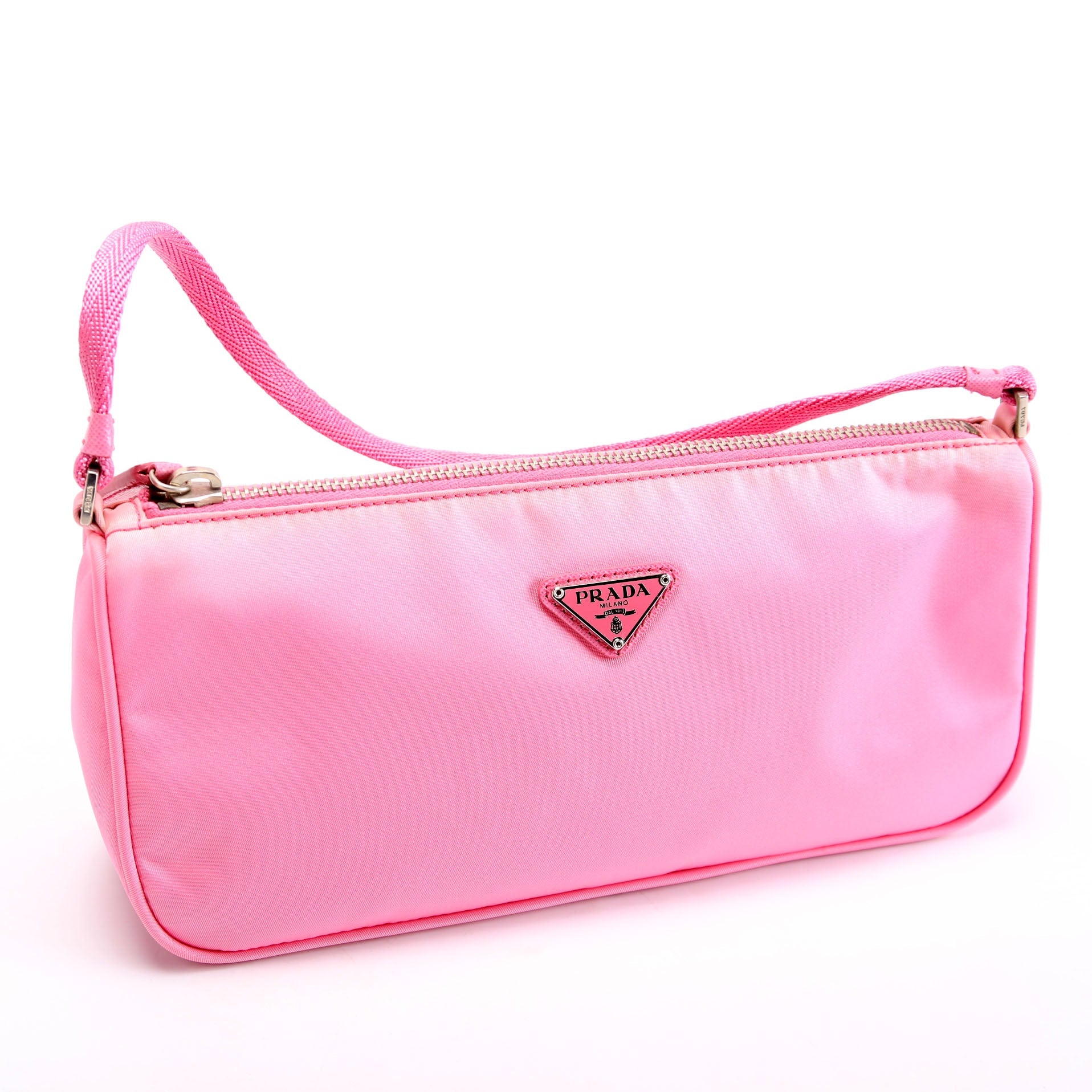 Tessuto Sport Zip Pochette Pink