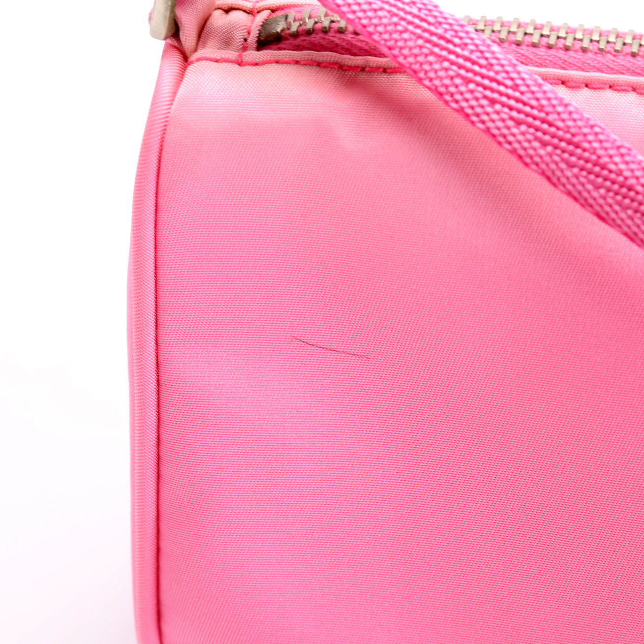 Tessuto Sport Zip Pochette Pink
