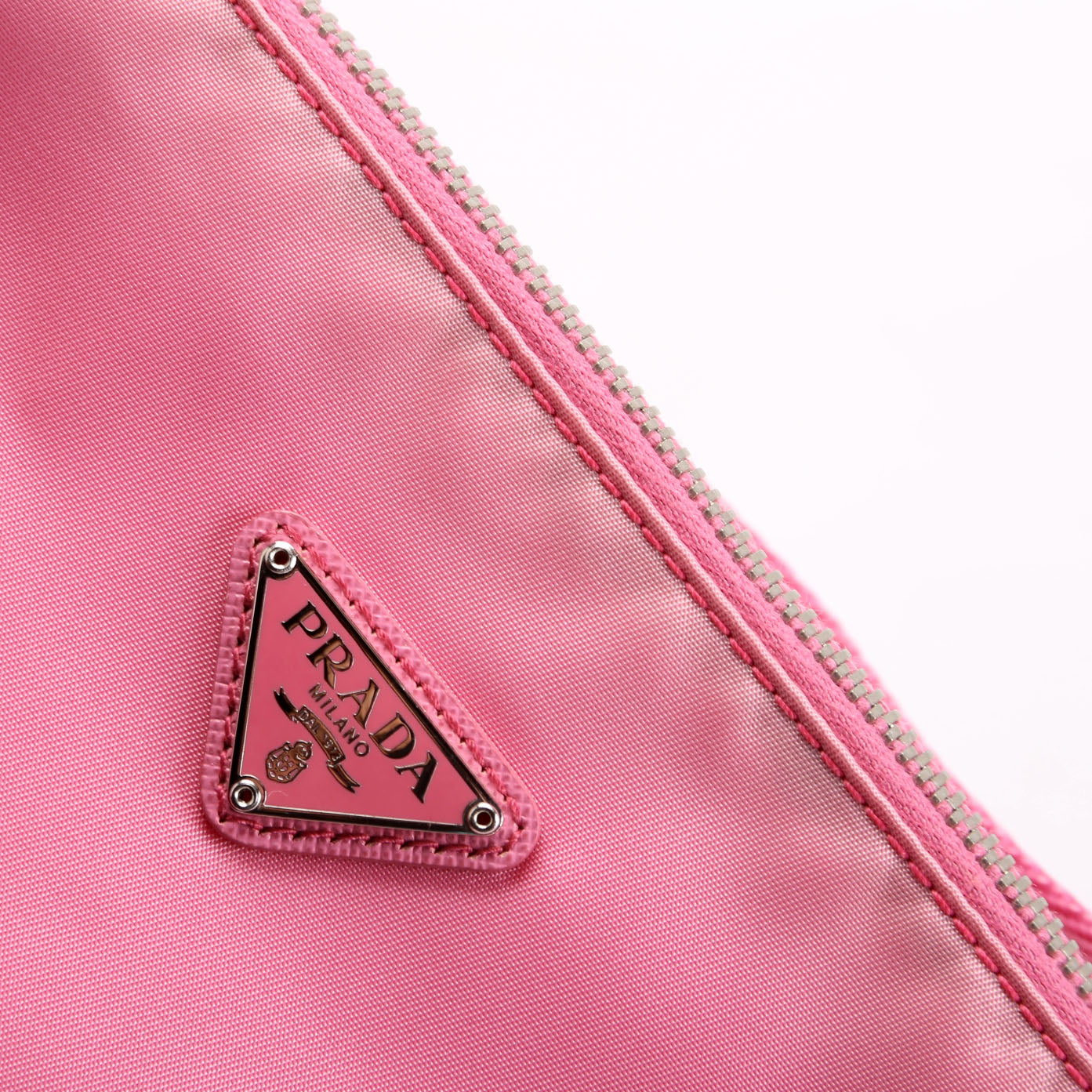 Tessuto Sport Zip Pochette Pink