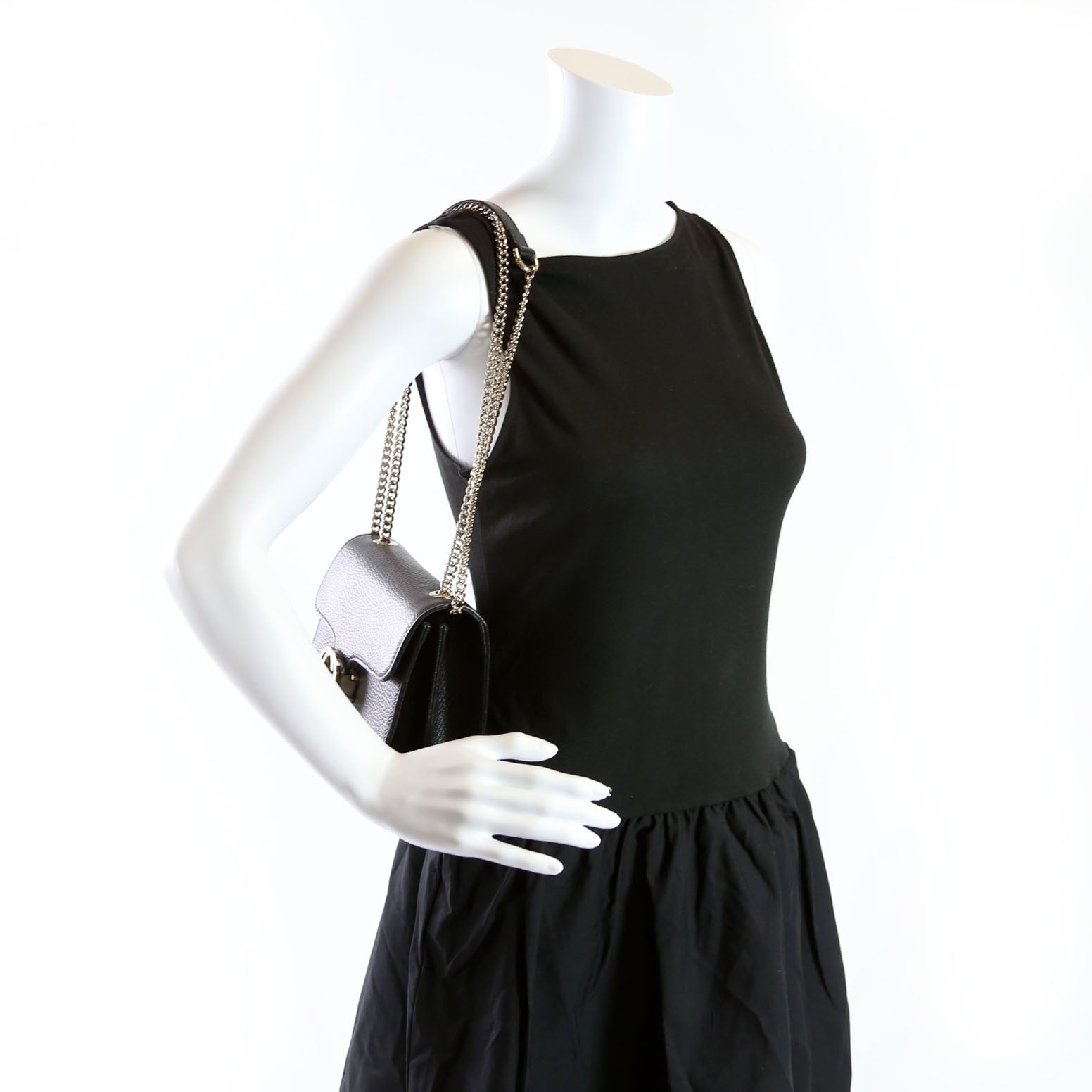 510304 Interlocking Small Xbody Black/Gold