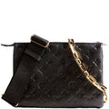Coussin PM Lambskin Black/Pink
