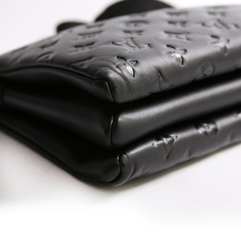 Coussin PM Lambskin Black/Pink