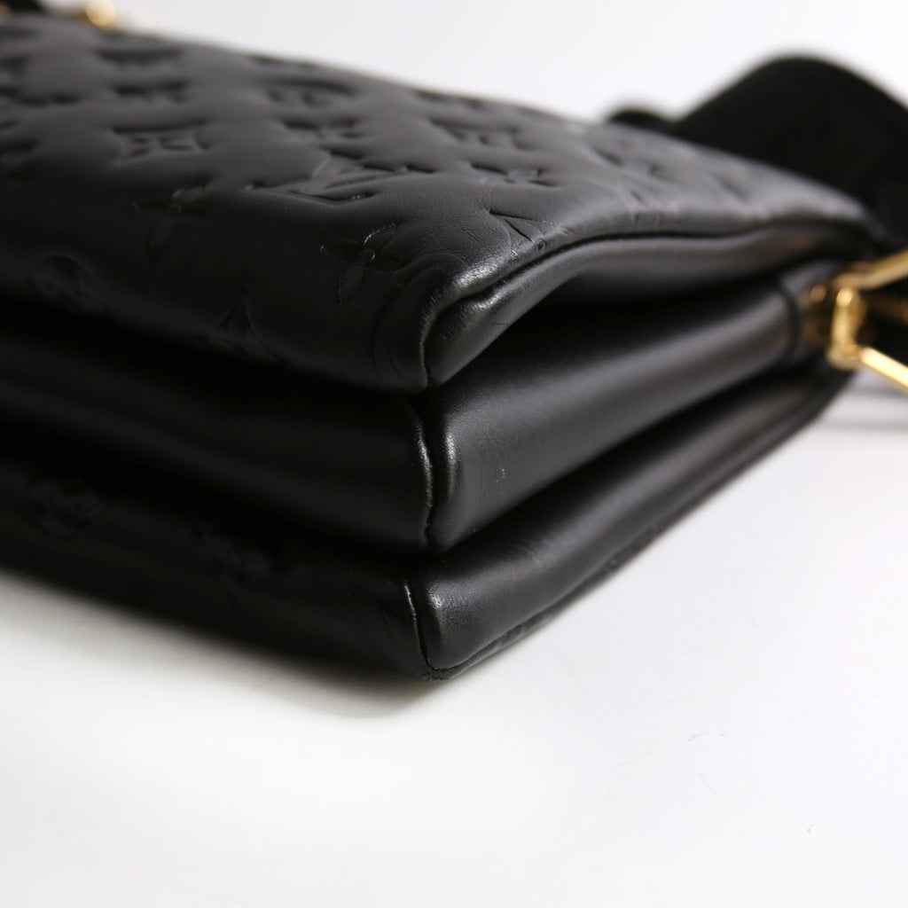 Coussin PM Lambskin Black/Pink