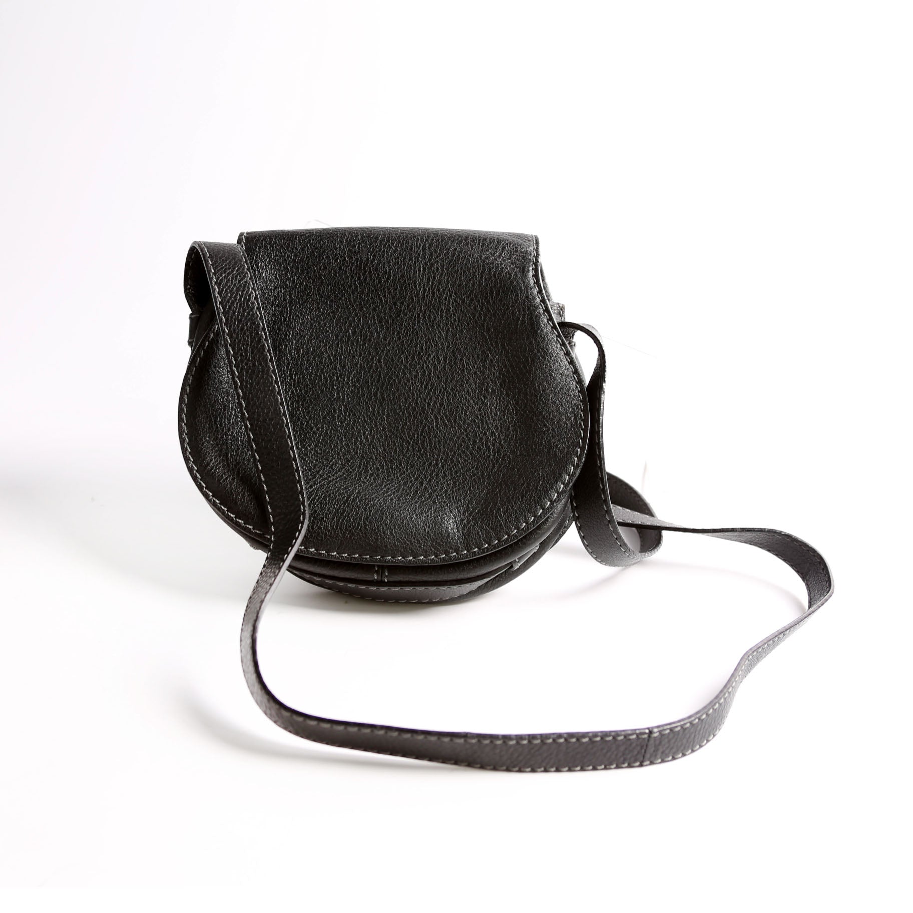 Marcie Saddle Bag Crossbody Mini Black