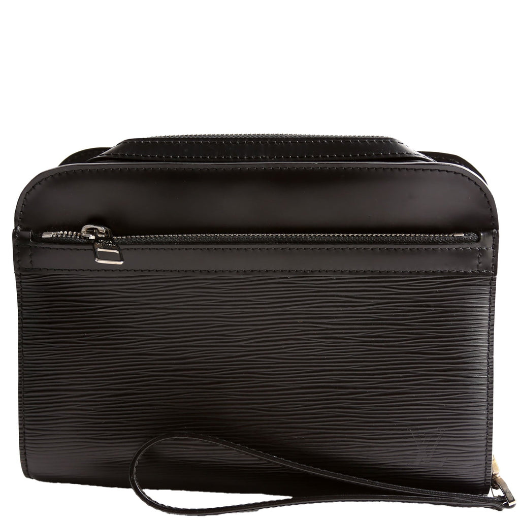 Hoche Zip Wristlet Epi Black