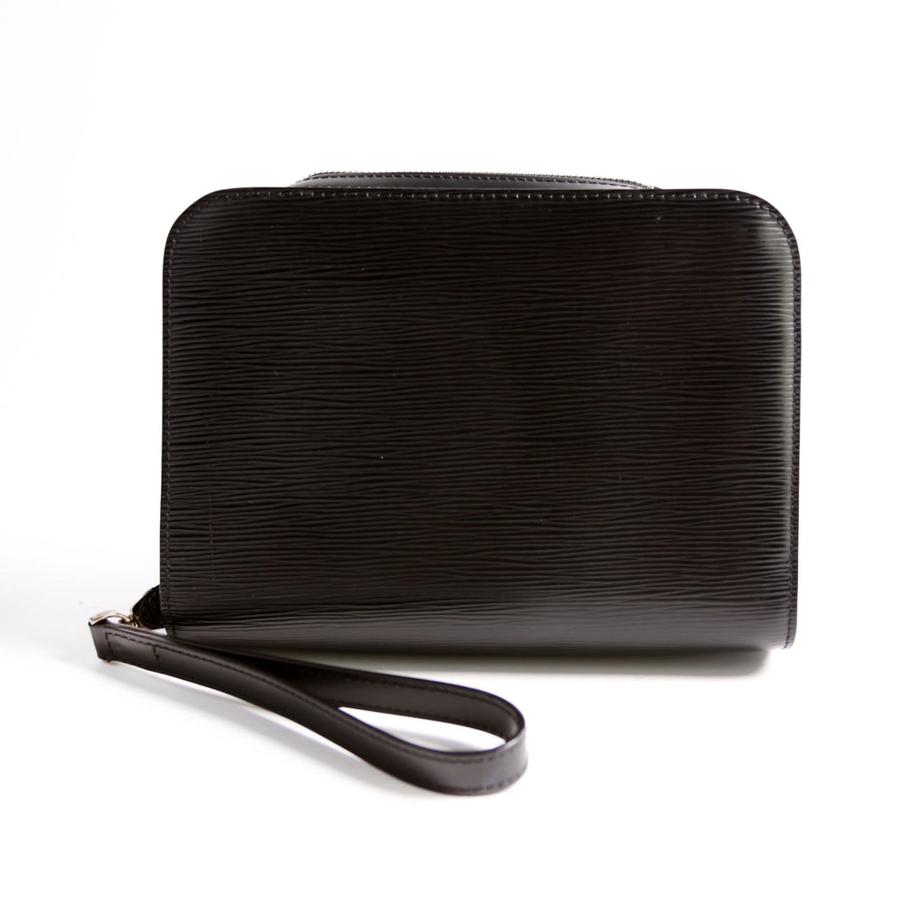 Hoche Zip Wristlet Epi Black