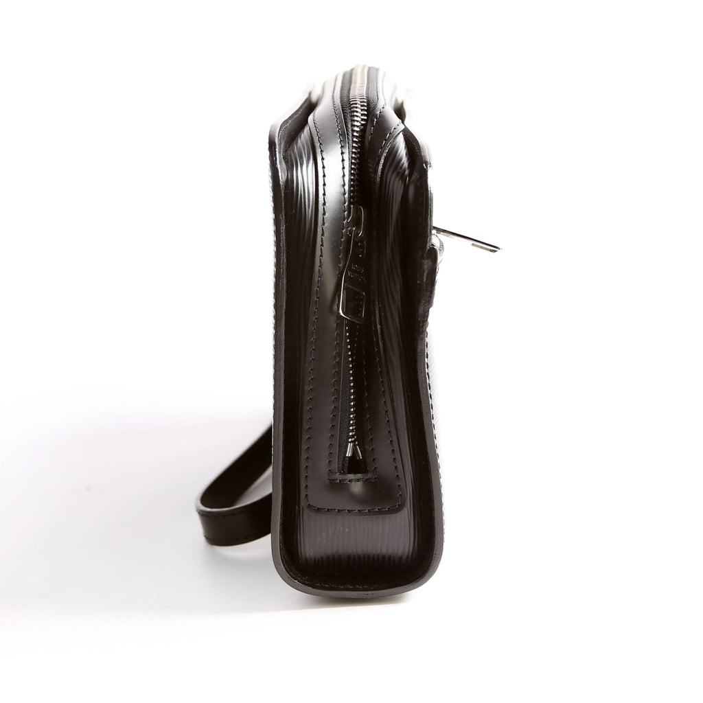 Hoche Zip Wristlet Epi Black