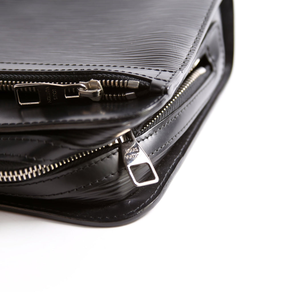 Hoche Zip Wristlet Epi Black