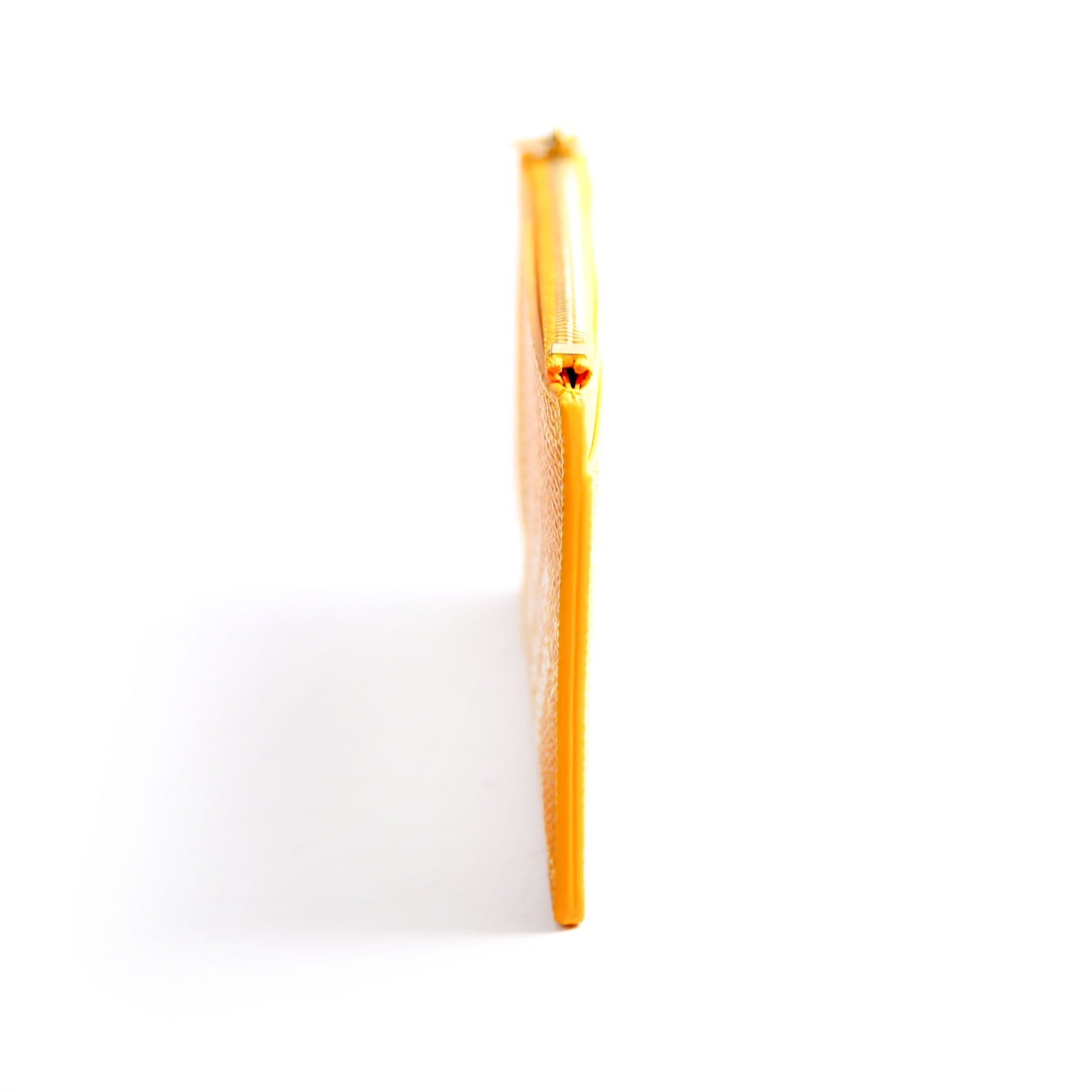 Coin Card Holder Heritage Monogram/Taiga Yellow